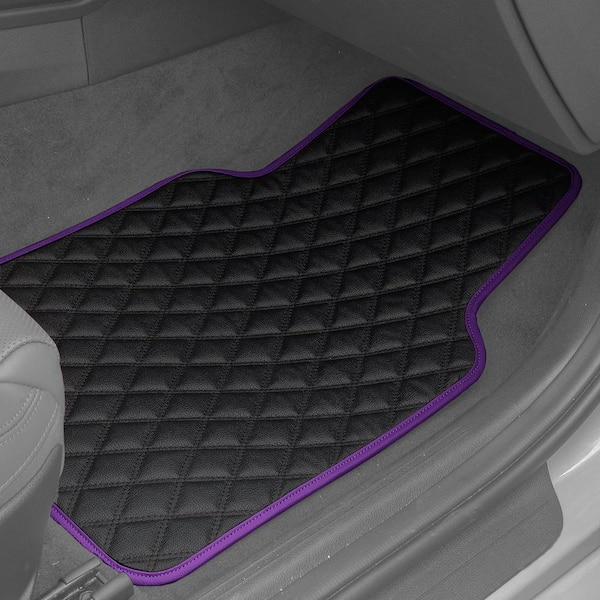 Pilot Automotive Heavy Duty Rubber Purple Floor Mats, 4-Piece, 1144138