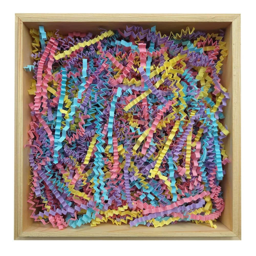0.33 lbs. 9.06 x 5.24 x 3.31 in. High Quality Crinkle Cut Paper Filler Gift Wrapping Filling Multi-Colored price history on PriceWatchPro