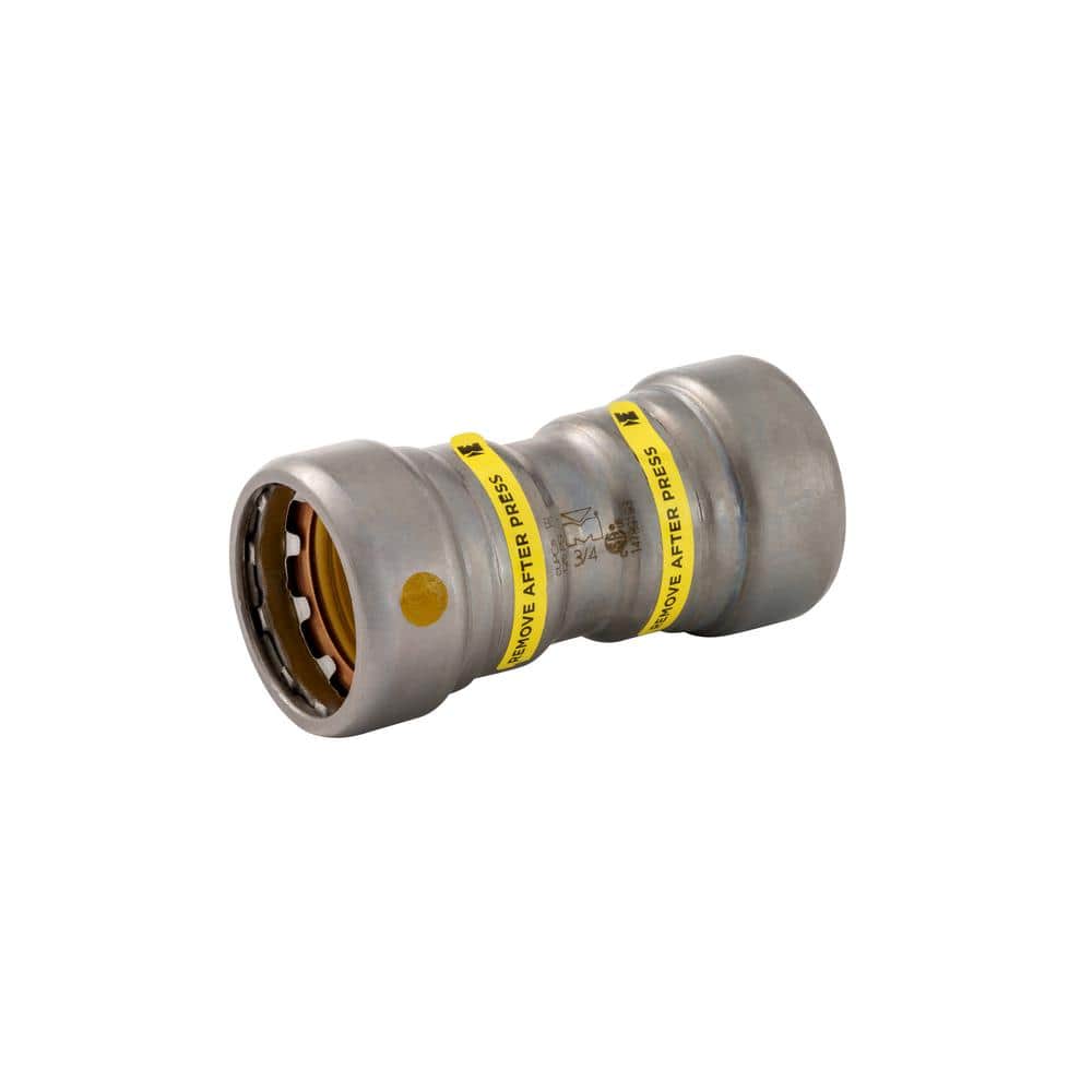 3/4 in. Carbon Steel Press x Press Coupling Fitting with Stop price history on PriceWatchPro
