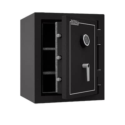 SentrySafe Medium Fire and Water-Resistant Chest Safe Box With Key Lock,  8-L, Black