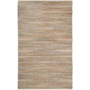 Cape Cod Blue 9 ft. x 12 ft. Striped Solid Area Rug