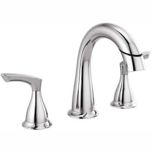 Broadmoor 8 in. Widespread 2-Handle Bathroom Faucet with Pull-Down Spout in Chrome