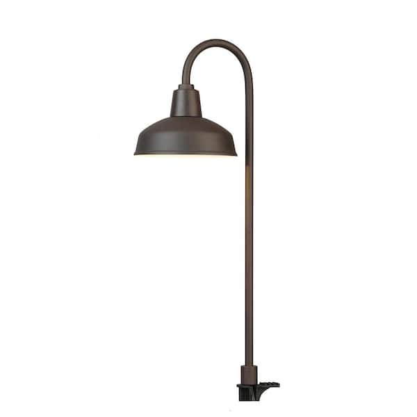 Hampton Bay 25-Watt Equivalent Low Voltage Bronze LED Outdoor Path Light with Adjustable Color