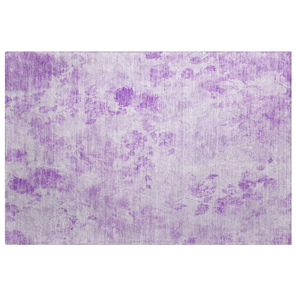 Dream Shag Premium Machine Washable Abstract ADS724 Lavender 3 ft. x 4 ft. Area Rug price history on PriceWatchPro