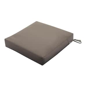 Ravenna Dark Taupe 23 in. W x 23 in. D x 5 in. T Deep Seating Outdoor Lounge Chair Cushion