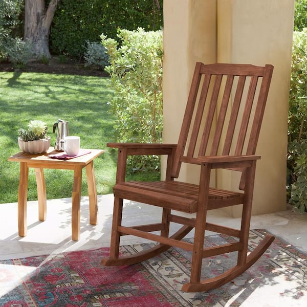 Teak rocking discount chairs home depot