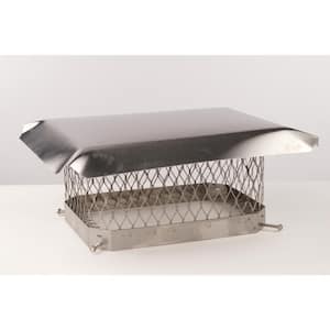 13 in. x 13 in. Stainless Steel Fixed Chimney Cap