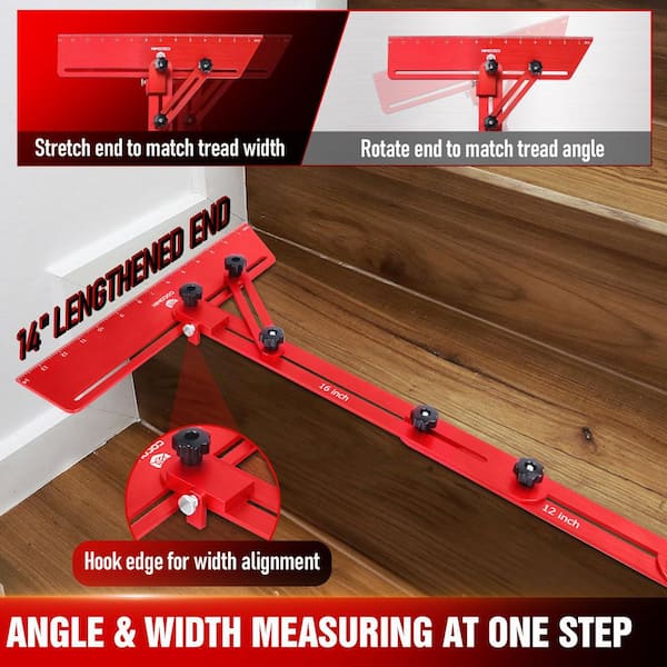 Black [11.5 in. x 60 in.] Aluminum Stair Tread Cover Set of 1 with Adjustable Pivoting Ends and Angle Locking