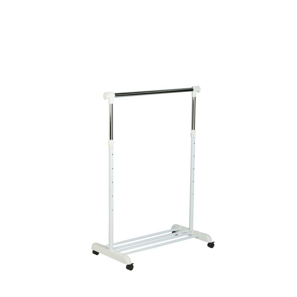 Chrome Steel Clothes Rack 53.25 in. W x 62.99 in. H