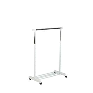 Chrome Steel Clothes Rack 53.25 in. W x 62.99 in. H