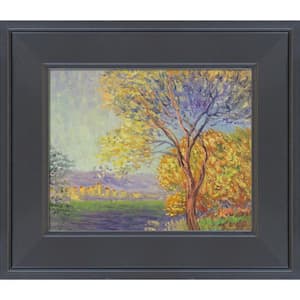 Antibes, View of Salis by Artist Become Gallery Black Framed Nature Oil Painting Art Print 12 in. x 14 in.