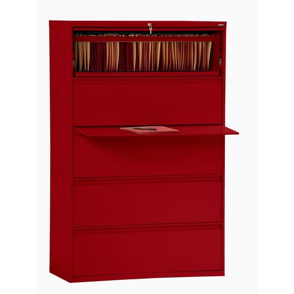 Sandusky 800 Series Red File Cabinet
