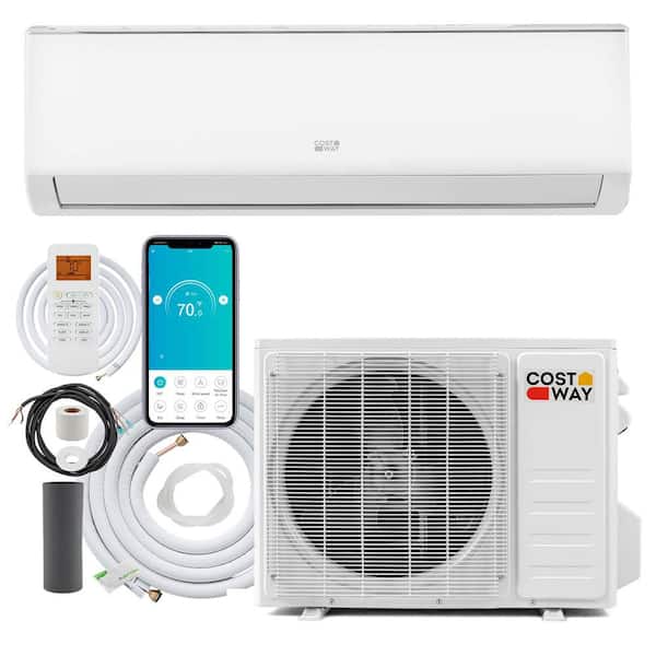 9000 BTU 19 SEER2 0.75 Ton 115V Mini Split Air Conditioner & Heater with Heat Pump & Installation Kit