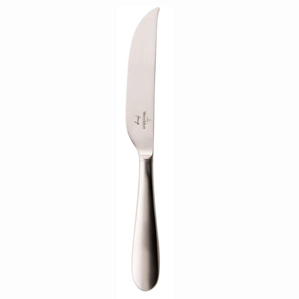 Stainless Steel Canape Knives with Horn Handle, Set of 4