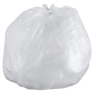 Interleaved High-Density Trash Can Liners, 60 Gallon, 43 x 48, 16mic, Natural, 200/CT