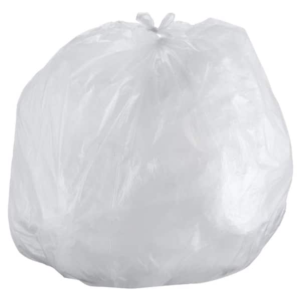 Inteplast Interleaved High-Density Trash Can Liners, 60 Gallon, 43 x 48, 16mic, Natural, 200/CT