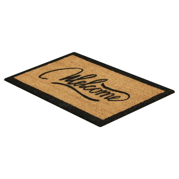 Rubber-Cal Remove Your Shoes - 18 in. x 30 in. Doormat 10-106-040