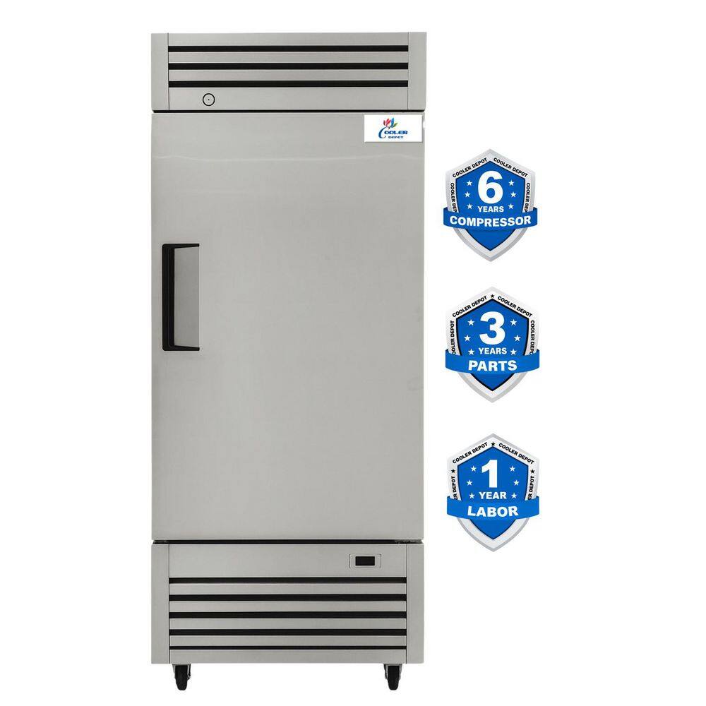 27.5 in. W 23 cu. ft. NSF Auto / Cycle Defrost Commercial Reach-in Upright Freezer in Stainless Steel price history on PriceWatchPro