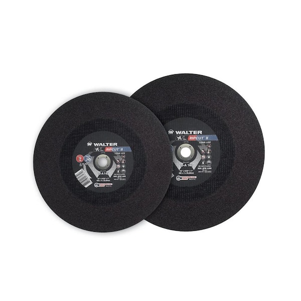 WALTER SURFACE TECHNOLOGIES RIPCUT II 20 in. x 3/16 in. x 40mm Arbor T1 GR A24RIP Cutting Disc (5-Pack)