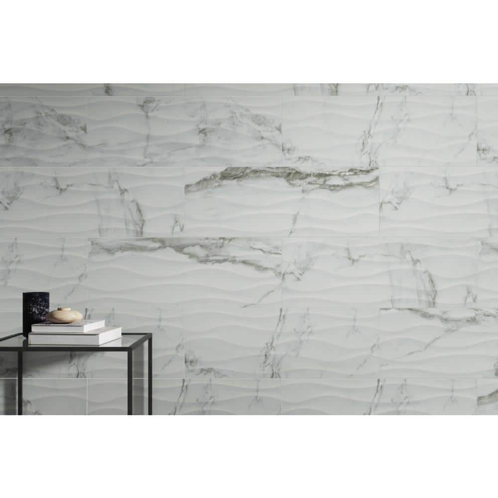 Venato Wave 13'' x 13'' Polished Ceramic Wall Tile