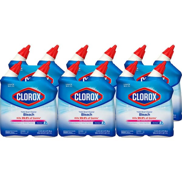 Clorox 24 Oz Rain Clean Toilet Bowl Cleaner With Bleach 12 Pack C 202519260 12 The Home Depot 4519