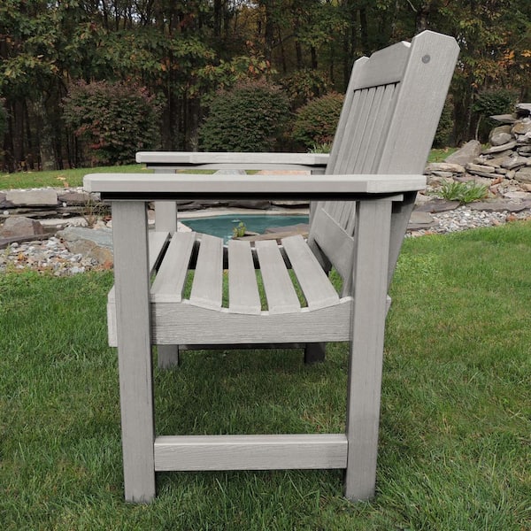 Highwood Lehigh Harbor Gray Recycled Plastic Outdoor Garden Chair