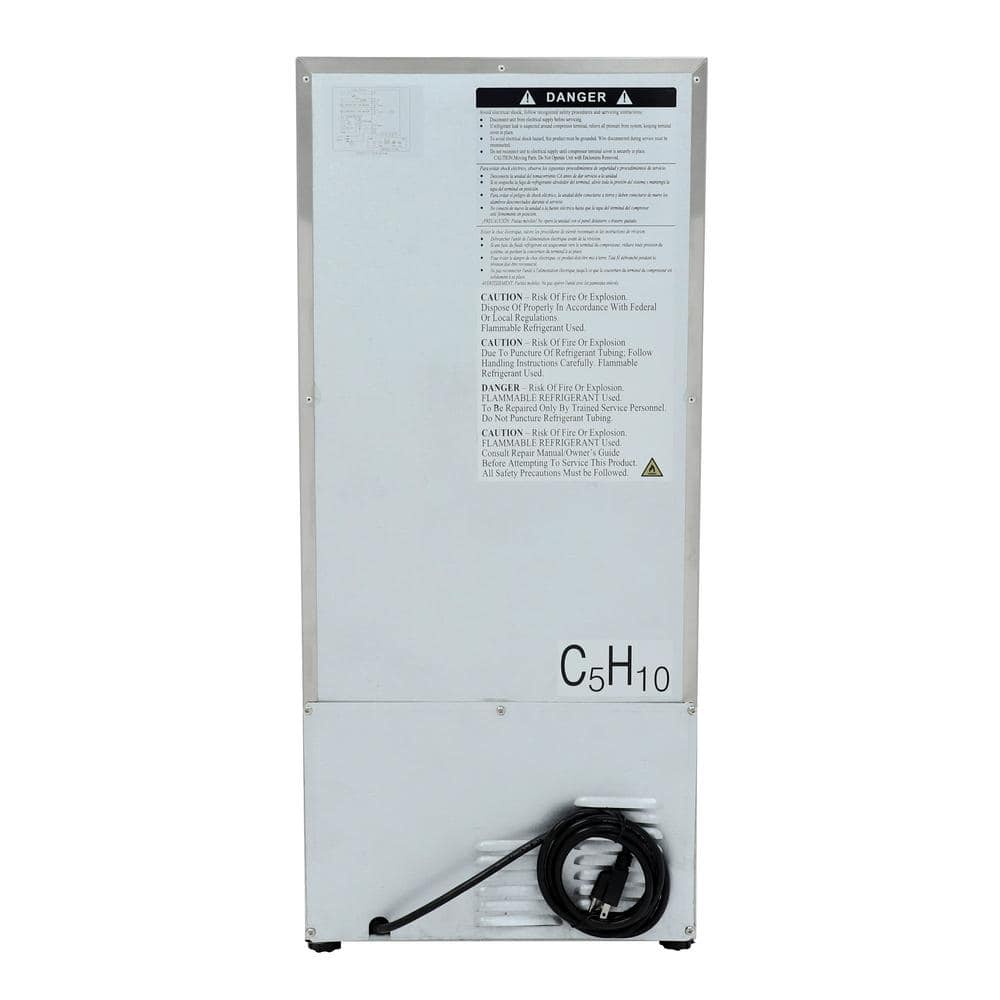 Avanti 2.9 Cu. Ft. Stainless Steel Undercounter Refrigerator
