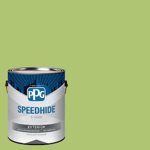 1 gal. PPG1222-5 Lime Green Flat Exterior Paint