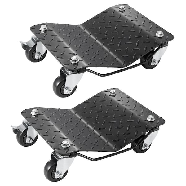 Wheel Dolly, 3000 lbs. Car Dollies, Wheel Dolly Car Tire Stake Set of 2 Pieces, Heavy-duty Car Tire Dolly Moving Cars