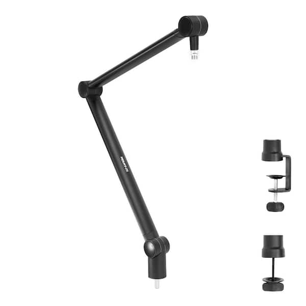 mount-it! 37.4 in. Black Adjustable Microphone Boom Arm MI-7610 - The Home  Depot