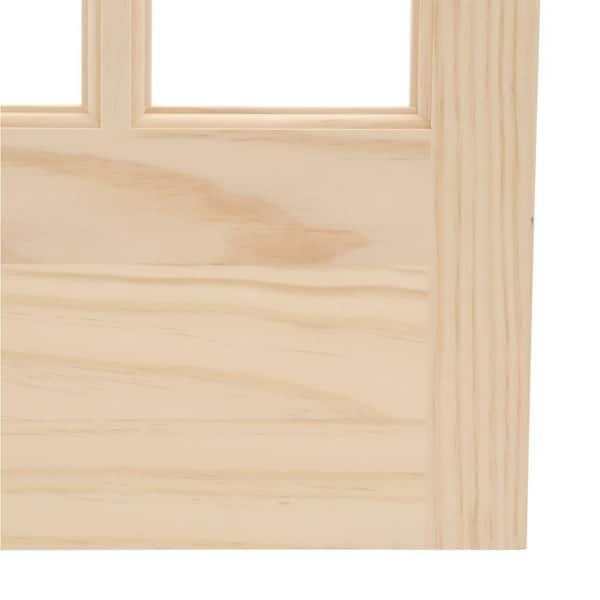 Pinecroft 833720 Frosted Full Glass Bifold Interior Wood Door