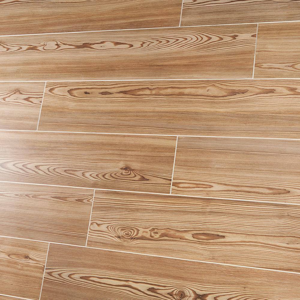 Teakwood Matte Brown Large Format Porcelain Tile
