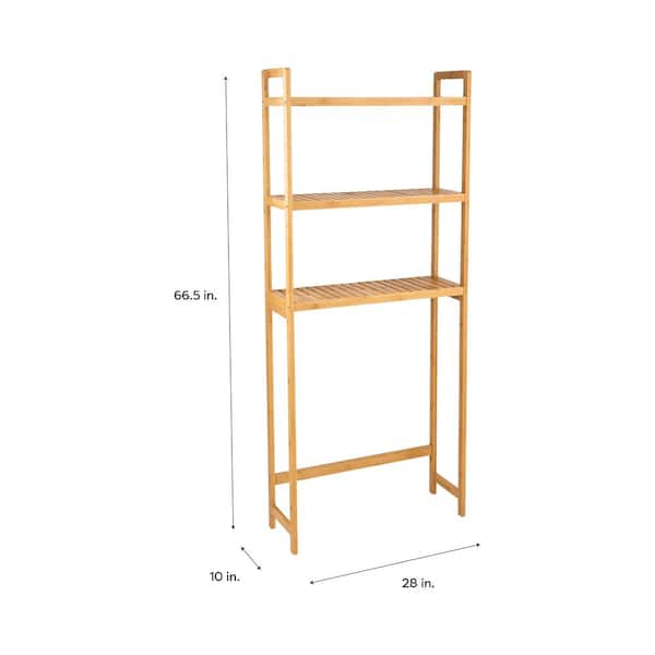 Organize It All Bamboo Lohas Stationary Bathroom Caddy