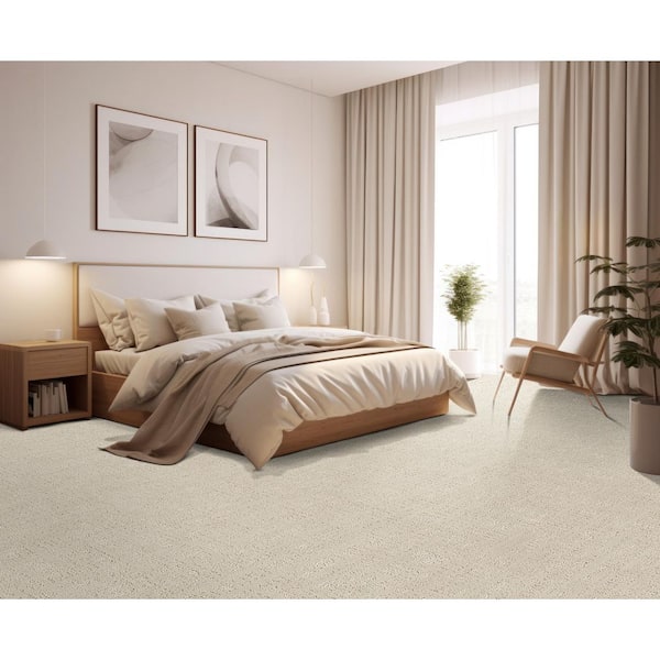 TrafficMaster 8 in. x 8 in. Pattern Carpet Sample - Textile Tide