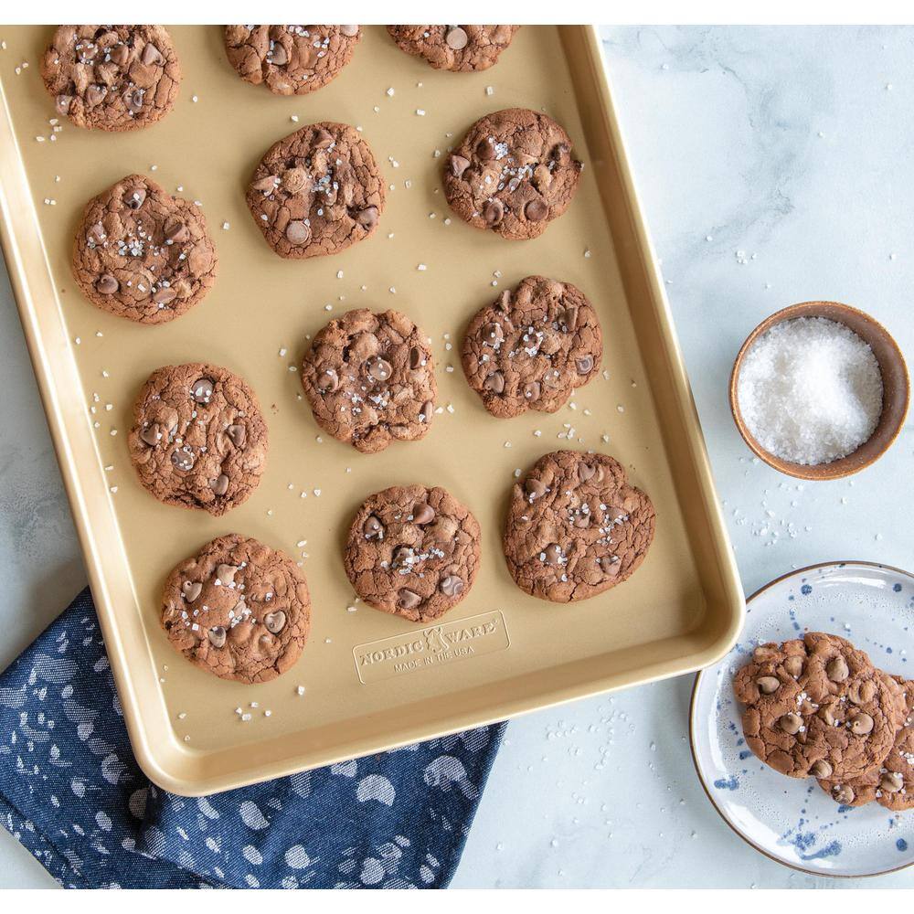 Gold Non-Stick Aluminum Half Sheet Pan