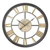 Bulova Oversized 46 in. Multistep Metal Frame with Roman Numerals Quartz Wall Clock C4801