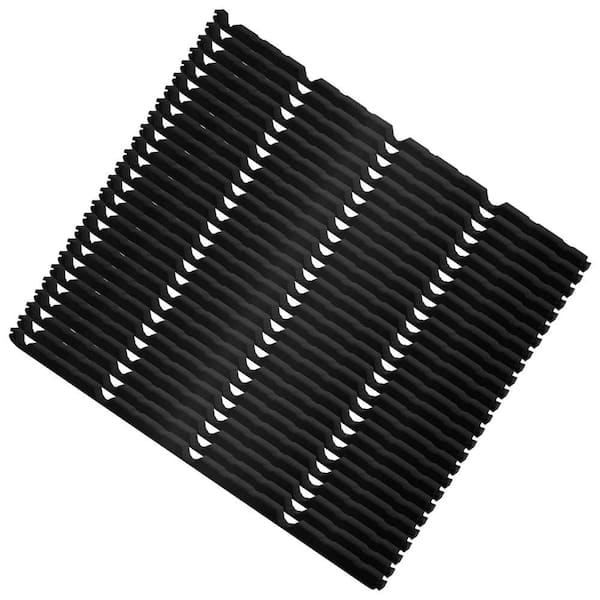 9in x 3ft 31-Gauge Corrugated Classic Rib Profile Roof Closure Strips for Metal Roofing Panels Insulation, (35 Pcs)