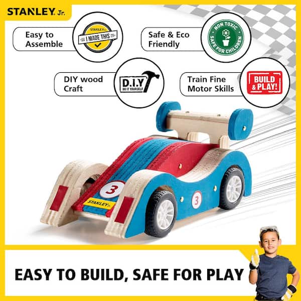 Make It At Home - DIY Build Your Own RC Car Kit - Buildable Model - Wooden  Cars to Build & Paint - STEAM & STEM Kits Project - Crafts for Boys