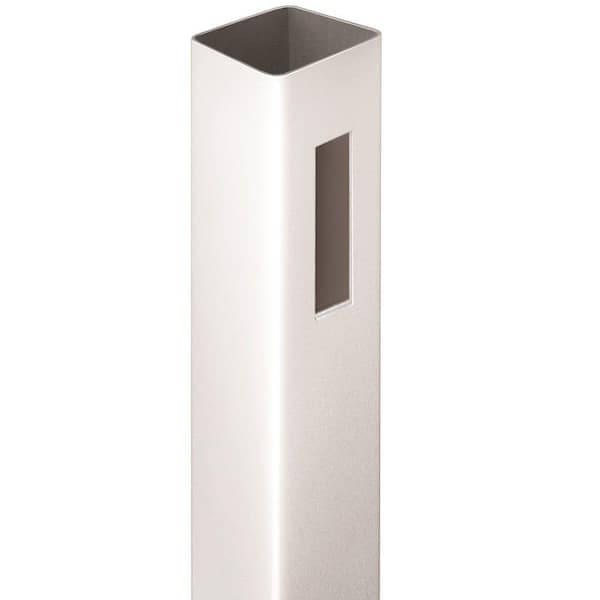 Veranda 5 in. x 5 in. x 8 ft. White Vinyl Routed Fence Line Post 141397 Veranda 5 in. x 5 in. x 8 ft. White Vinyl Routed Fence Line Post 141397