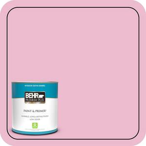 BEHR ULTRA 5 gal. #P130-2A Dainty Pink Extra Durable Flat Interior ...