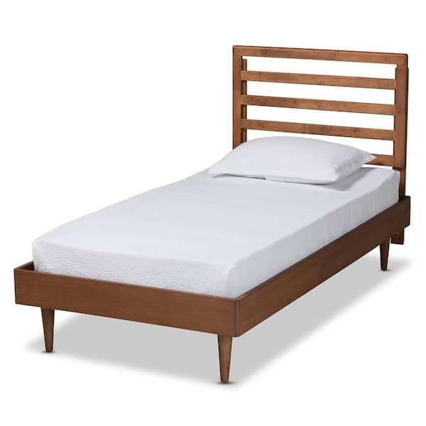 Ryo Walnut Brown Platform Bed