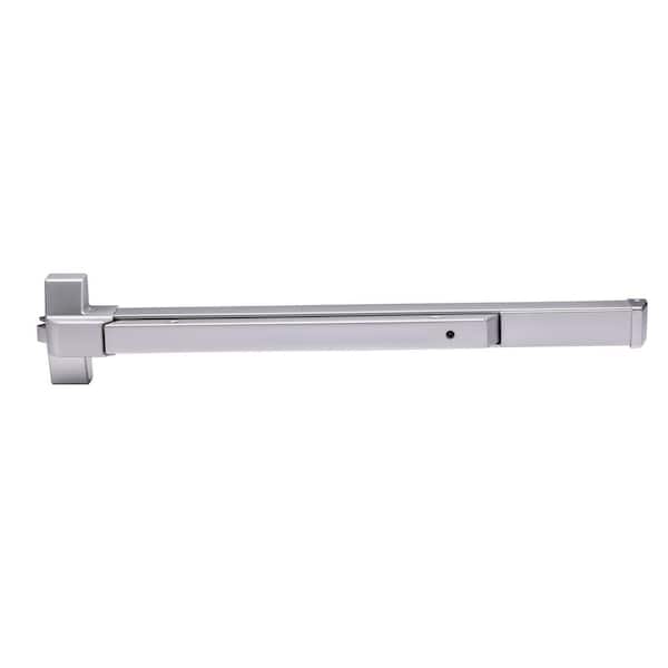 Global Door Controls EDSV Series Stainless Steel Grade 2 Commercial 36 in. Surface Vertical Rod Touch Bar Exit Device