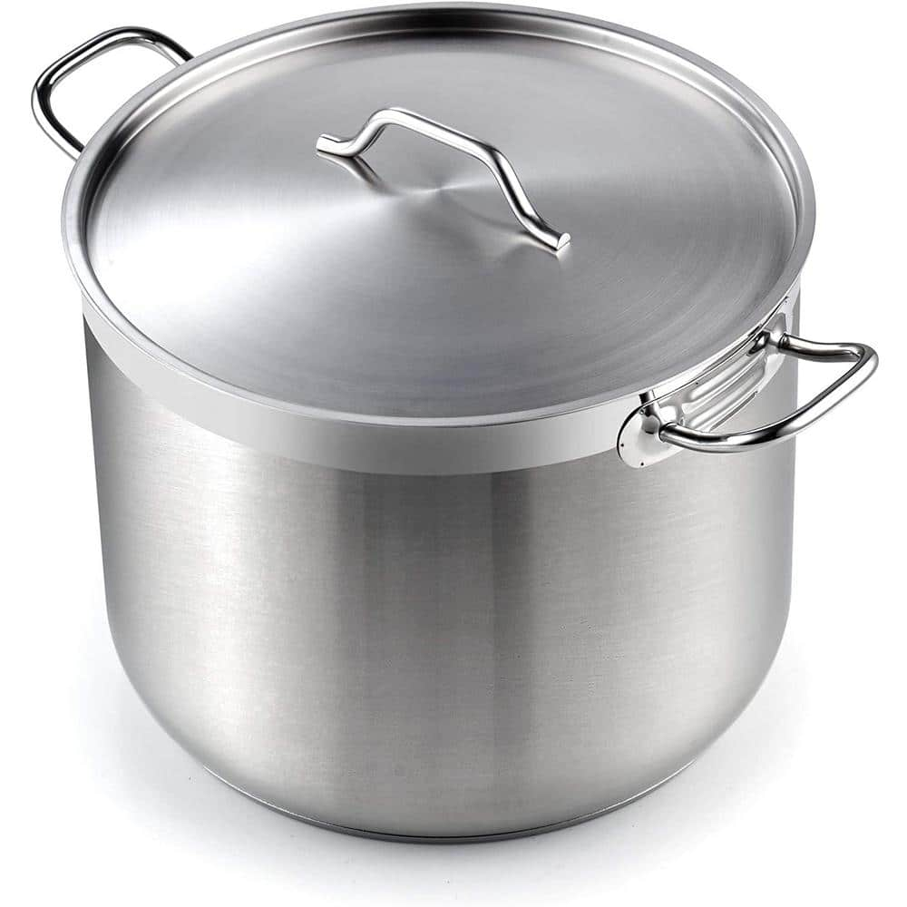 Cooks Standard Professional Grade 30 qt. Stainless Steel Stockpot with ...