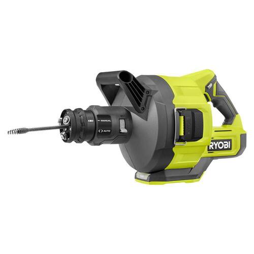 ONE+ 18V Cordless Drain Auger with 35 ft Cable, LED Light, Auto