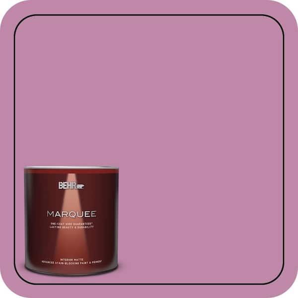 BEHR MARQUEE 1 qt. #M120-5 Rosy Matte Interior Paint & Primer