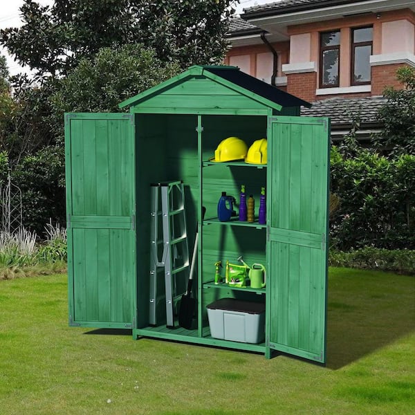 3 ft. W x 1.5 ft. D Wood Storage Shed, Garden Tool Cabinet 3 ft. W x 1.5 ft. D Wood Storage Shed, Garden Tool Cabinet