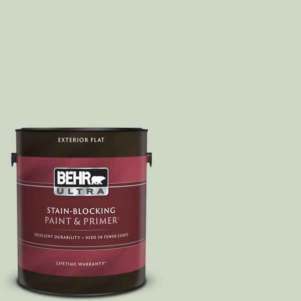 BEHR ULTRA 1 gal. #S390-2 Spring Valley Flat Exterior Paint & Primer