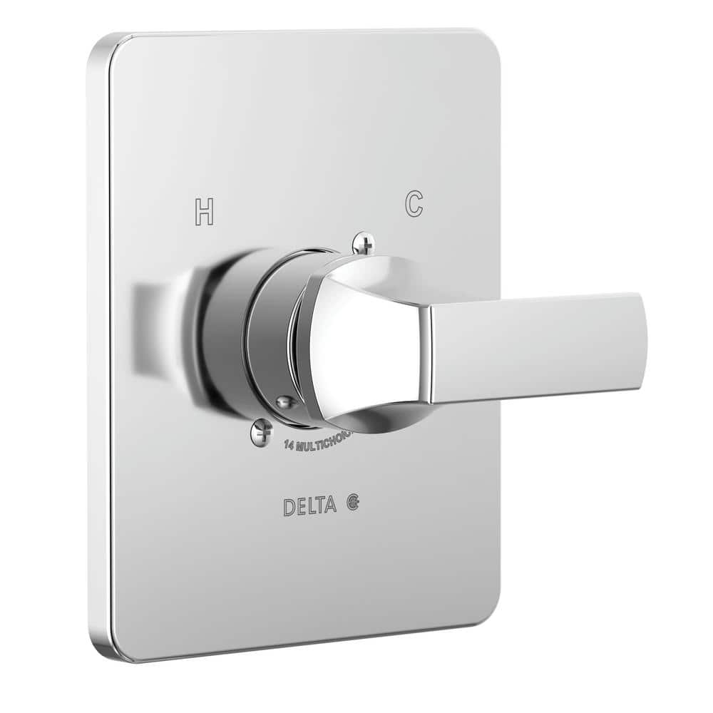 Delta Velum 1-Handle Wall Mount Valve Trim Kit in Chrome (Valve Not Included)