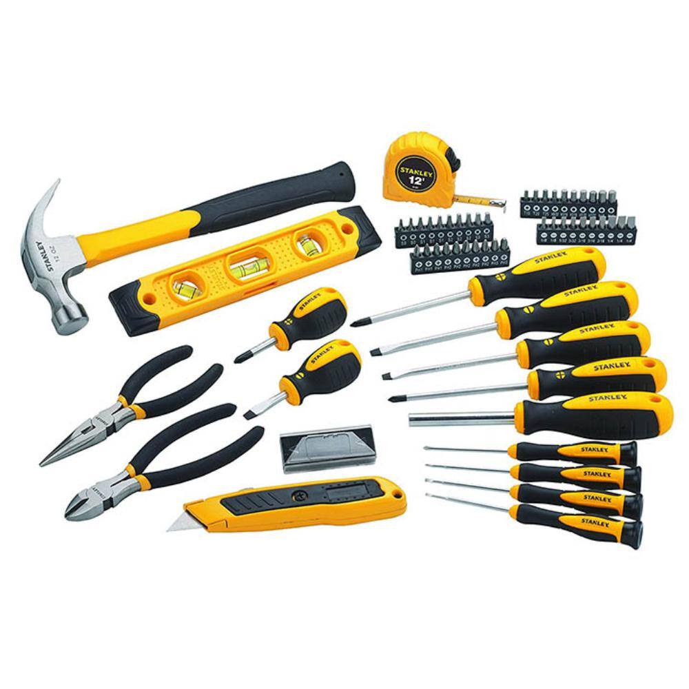 Details about   Stanley 62-Piece Mixed Hand Tool Set With Bag STHT75985  MAKES A GREAT GIFT! 
