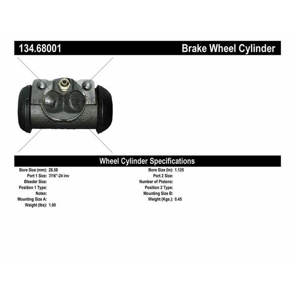 Centric Parts Drum Brake Wheel Cylinder